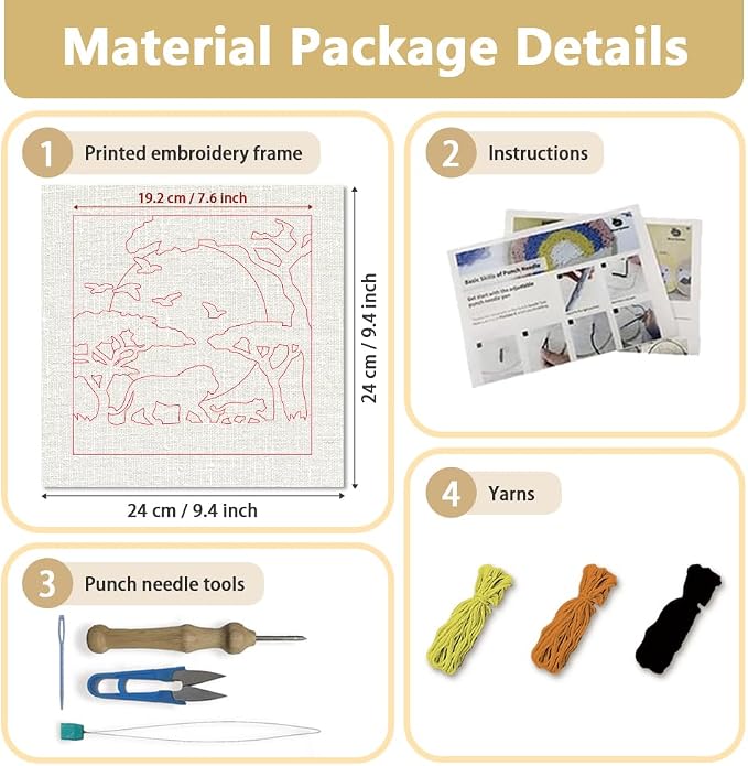 Doodlream African Savanna Needle Kit - Image 2
