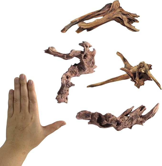 YZHZOM Small Natural Driftwood for Aquarium Styling Carefully Selected Natural by YZHZOM