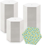 Neworkg 700 PCS Hexagon Piecing Paper Templates, 1.25" White Paper templates by Neworkg