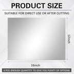 6 Pcs Acrylic Two Way Mirror Sheets - Image 3