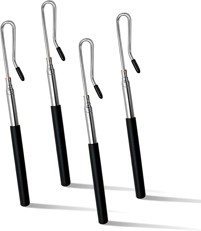 4 Pcs Adjustable Hand Puppet Control Stick, 21inch Puppet Handles Arm Metal by JUSTQUNSEEN