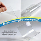 CALPALMY 5-Pack 11x14 Clear PET Plastic Sheets, 0.04" Thick Flexible - Image 4
