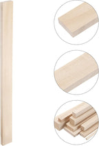 MECCANIXITY 6pcs Wood Sticks, 3/8"x 1.2" x 15" Rectangle Wooden Cube Wood - Image 3