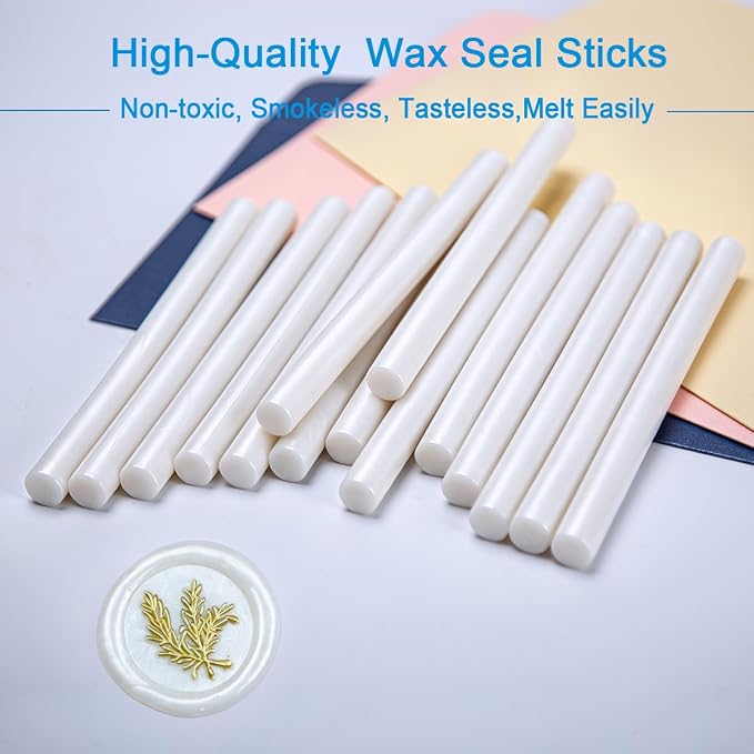 Wax Seal Stick, 15 Pieces Glue Gun Wax Seal Sticks - Image 2