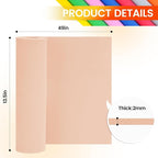 Do²ping Beige Eva Foam Sheets roll, 2mm eva Craft Foam 49''x13.5'' High Density - Image 2