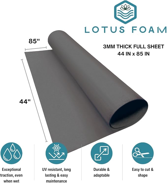 LotusFoam EVA Foam Sheet 3mm – 44"x 85" Craft Foam - Image 2