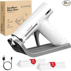 Cordless Hot Glue Gun and 20 Sticks Set, Fast Preheating, Mini Size | 2200mAh by Unknown