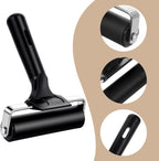 Oqqlin 6 Pcs Brayer Roller, 4 Inch Black Printmaking Press Roller Handle - Image 5