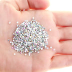Onwon 1440 Pieces SS3 / 1.4mm Clear Crystal Flat Back Brilliant Round - Image 2