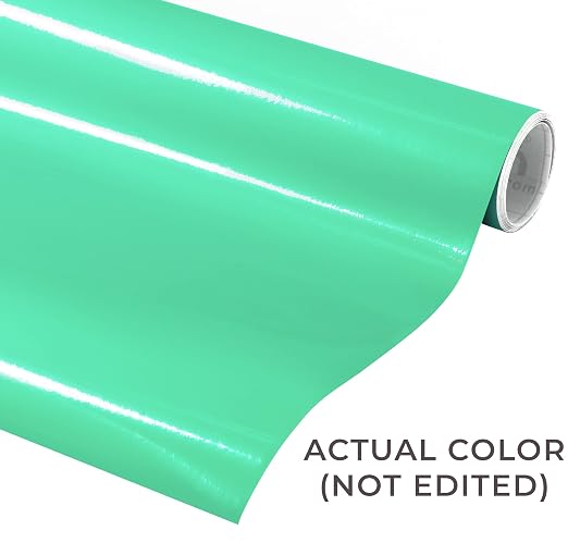 VViViD Mint Gloss DECO65 Permanent Adhesive Craft Vinyl - Image 2
