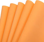 MECCANIXITY EVA Foam Sheets Orange 19.7 Inch x 17.7 Inch 0.8mm Thick Crafts by MECCANIXITY