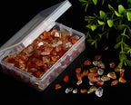 Natural Chip Stone Beads Red Agate 5-8mm About 400 Pieces Irregular Gemstones - Image 3