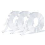 3 Rolls Double Sided Tape, Nano Tape, Transparent Adhesive Tape, Traceless by SUTOUG