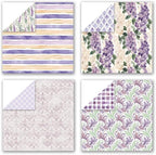 Scrapbook Paper & Scrapbooking Supplies, Lavender 6x6 Double-Sided Patterned - Image 7