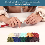 3000+ pcs Pony Beads, Beads for Hair Braids, Beads for Crafts, Plastic Beads - Image 3