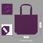 TOPDesign 3-Pack Super Strong Large 12oz Cotton Canvas Tote Bags, Reusable - Image 5