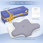 Cervical Neck Pillow, Memory Foam Pillows - Image 9