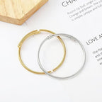 20 Pieces Twisted Cable Wire Bracelet Stylish Fine Stainless Steel Open Cuff - Image 5