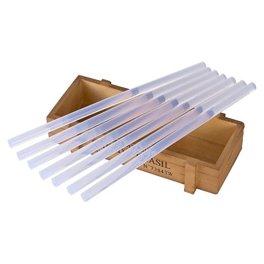 50 PCS Mini Round Hot Glue Sticks，4 x 0.28-Inch Glue Gun Sticks，Clear, - Image 3