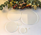 Set of 20 White Acrylic Discs, 1/8" Thick Round White Circle Blanks 1" Diameter - Image 7