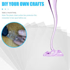 jojofuny 10pcs DIY Crystal Glue Material Epoxy Resin Sheet Jewelry Making - Image 5