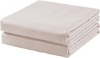 2-Pack Cotton Twin Flat Sheet Only, 600 Thread Count 100% Egyptian Cotton Top by ZaizaiHome