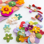 12" x 12" Felt Fabric Sheets for Crafts, Squares Felt Fabric Sheets, 1mm Thick - Image 2