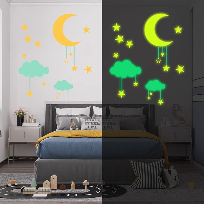 TECKWRAP Glow in Dark Matte Neon Adhesive Craft Vinyl Precut Sheets 12" x 12" 6 - Image 6