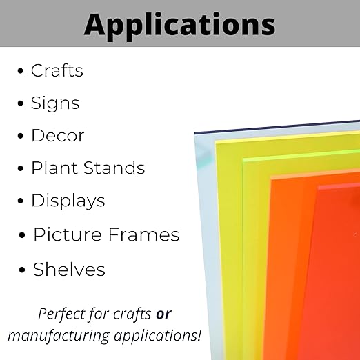 BuyPlastic L-089 Blue Transparent Fluorescent Colored Acrylic Plexiglass Sheet - Image 4
