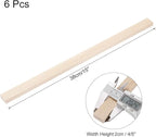 MECCANIXITY 6pcs Wood Sticks, 3/8"x 4/5" x 15" Rectangle Wooden Cube Wood - Image 2