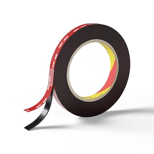 Double Sided Heavy Duty Tape, 15.42 FT × 0.25 in Mounting Adhesive Foam Tape by WALLQMER