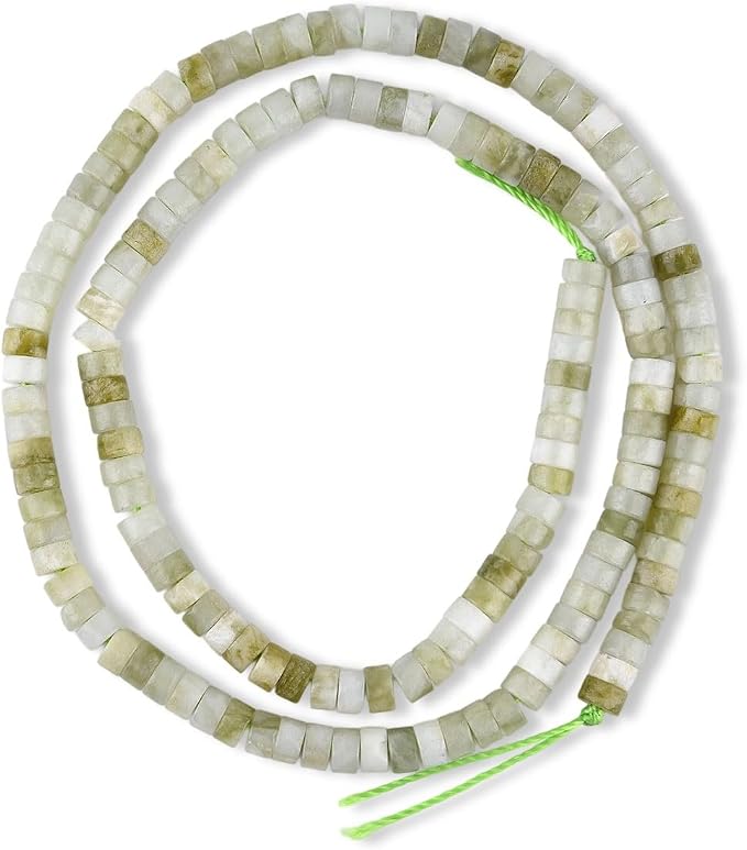 150pcs 4x2mm Natural Taiwan Jade Heishi Disc Rondelle Spacer Semi Precious - Image 5