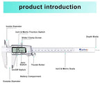 Kynup Digital Caliper 8 inch, Caliper Measuring Tool, Joint Calipers, Vernier - Image 6