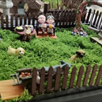 Fairy Garden Miniature Fence Accessories: Decorative White Wooden Picket Fence - Image 6