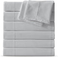 Maple&Stone Twin Flat Sheet 6 Pack, Premium Soft & Breathable, Brushed by MapleStone