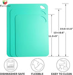 Plastic Flexible Cutting Mats for Kitchen, 2 different Sizes Cutting Board - Image 3