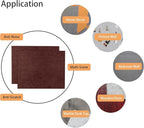 8 MM Thick Felt Furniture Pads, 15’’ x 12’’ Brown Felt Pads - Image 5