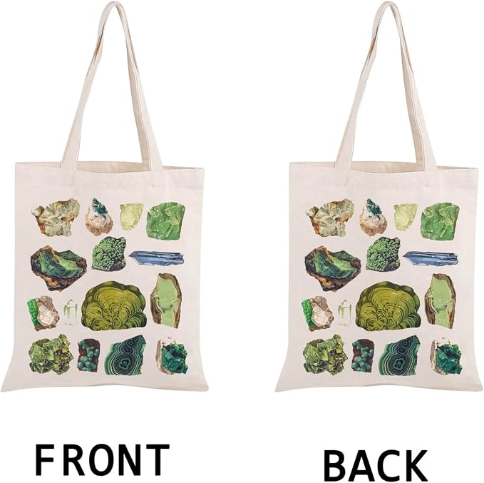 PWHAOO Geology Shopping Bag Rock Collector Tote Bag Natural Landscape Tote Bag - Image 4