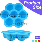 3 Pack Silicone Egg Bite Mold for Air Fryer Silicone Molds - Image 2