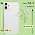 90Pcs Mini Dried Pressed Baby's Breath Flowers Bulk - Image 4