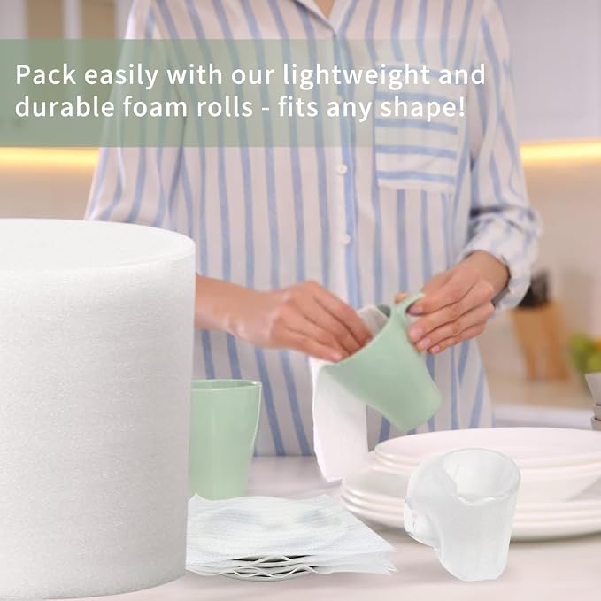 Moving Supplies, Foam Wrap Roll 16" Wide x 360' Length | - Image 5