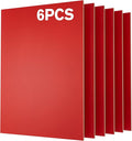 6 Pack Pre-Painted Colored Plywood Sheets, 11.7" x 8.27" x 1/8 Thin Basswood by Creatorally
