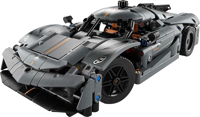 LEGO Technic Koenigsegg Jesko Absolut Grey Hypercar, Sports Car Building Set - Image 4