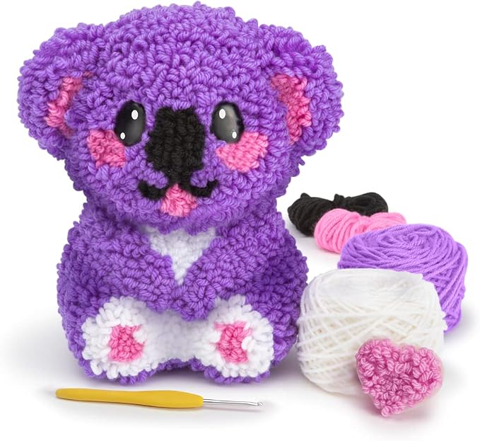 Yarnimals Koala — Loop Your Own Koala — Craft Kit — Make Your Own Animal Toy — - Image 2
