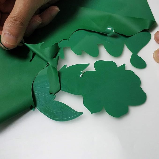 guangyintong Heat Transfer Vinyl Green HTV Rolls, Matte Surface PVC Material - Image 4