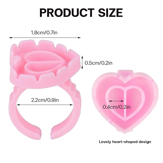Pretty memory 150 Pcs Glue Rings - Image 2