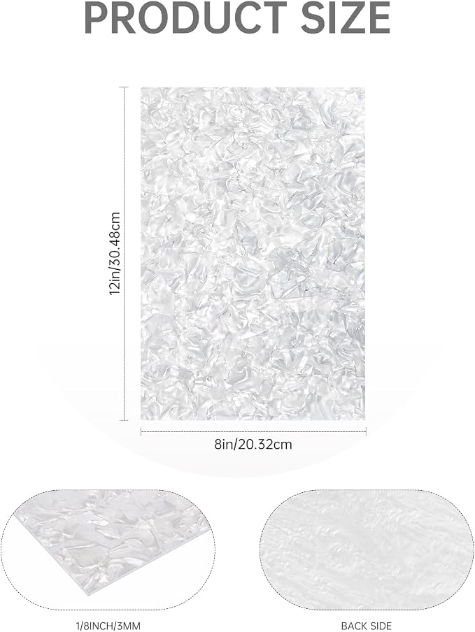 Acrylic Sheets Pearlescent Glitter Acrylic Sheet 1/8 Thickness Acrylic Sheets - Image 4