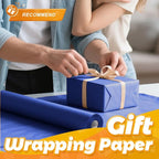 PerkHomy Blue Kraft Paper Roll 17.5" x 760" - Image 4