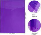 Transparent PVC Faux Leather Sheets, Glossy Waterproof Clear Vinyl Fabric - Image 4