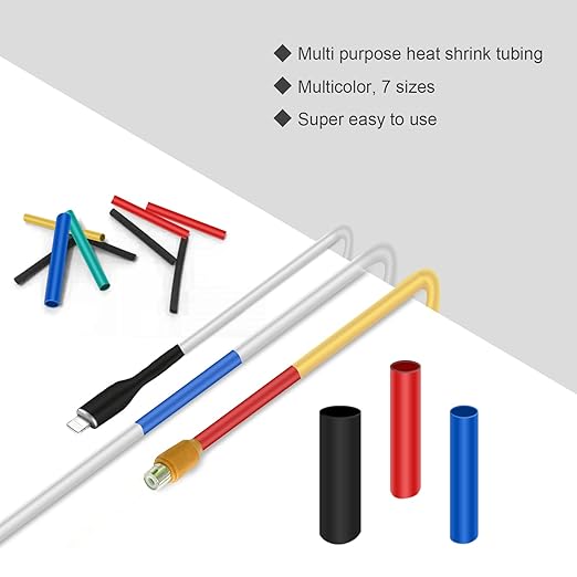 900 Pcs Wire Heat Shrink Tubing Kit, Industrial Heat-Shrink Tubing - Image 6